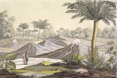 Volcano of Ario di Turbaco near Cartagena, Colombia, from 